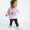 Baby Girls’ Reversible Shasta Full-Zip Hooded Jacket