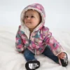 Baby Girls’ Reversible Shasta Full-Zip Hooded Jacket—Print Baby Girls’ Reversible Shasta Full-Zip Hooded Jacket—Print