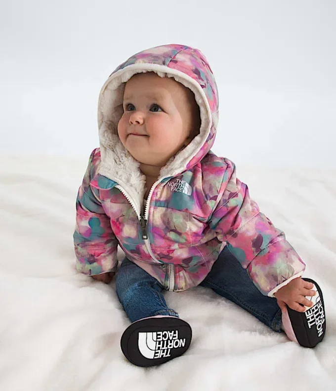 Baby Girls’ Reversible Shasta Full-Zip Hooded Jacket—Print Baby Girls’ Reversible Shasta Full-Zip Hooded Jacket—Print