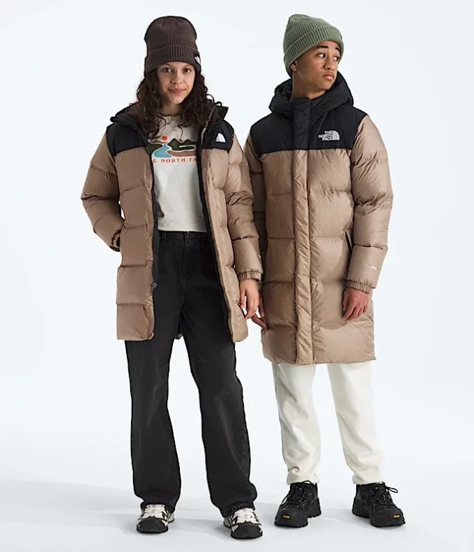 Boys’ & Girls’ Nuptse Long Parka Boys’ & Girls’ Nuptse Long Parka