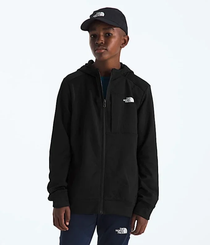 Boys’ & Girls’ TNF™ Performance Fleece Full-Zip Hooded Jacket Boys’ & Girls’ TNF™ Performance Fleece Full-Zip Hooded Jacket
