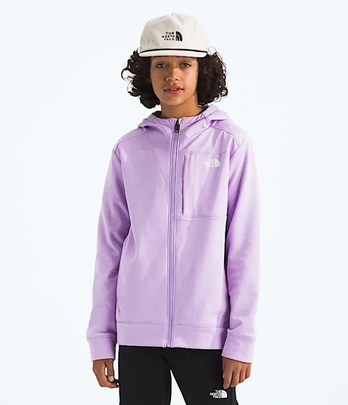 Boys’ & Girls’ TNF™ Performance Fleece Full-Zip Hooded Jacket Boys’ & Girls’ TNF™ Performance Fleece Full-Zip Hooded Jacket