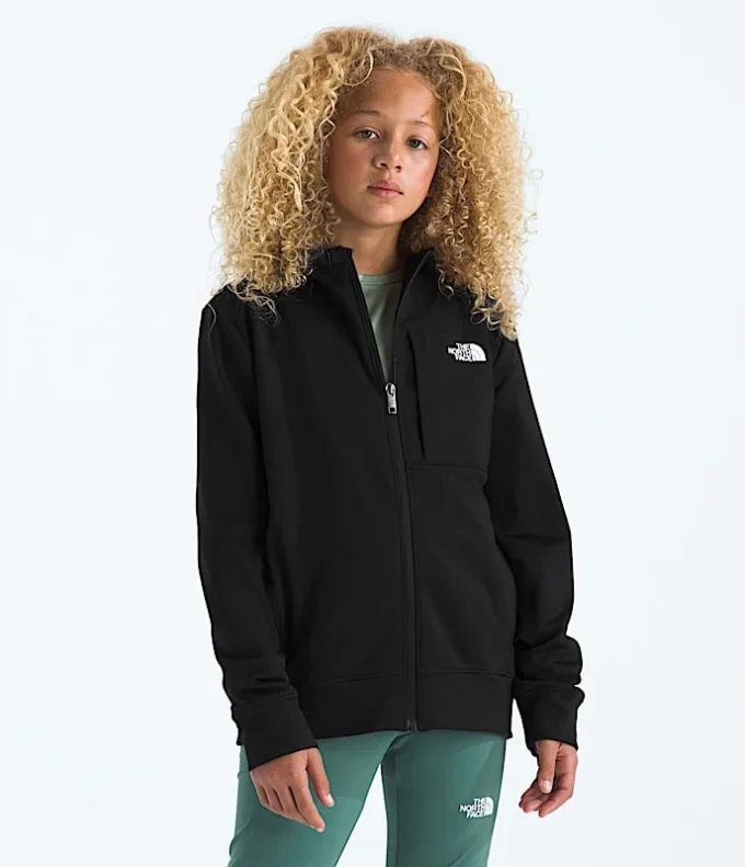 Boys’ & Girls’ TNF™ Performance Fleece Full-Zip Hooded Jacket Boys’ & Girls’ TNF™ Performance Fleece Full-Zip Hooded Jacket