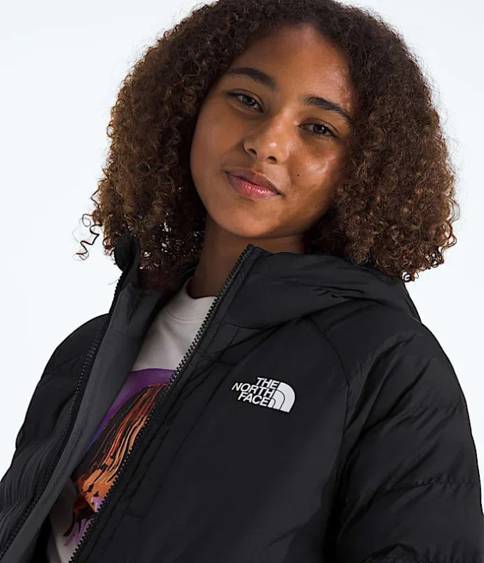 Girls’ Reversible Perrito Hooded Jacket Girls’ Reversible Perrito Hooded Jacket
