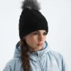 Kids’ Lined Oh Mega Fur Pom Beanie