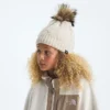 Kids’ Lined Oh Mega Fur Pom Beanie Kids’ Lined Oh Mega Fur Pom Beanie