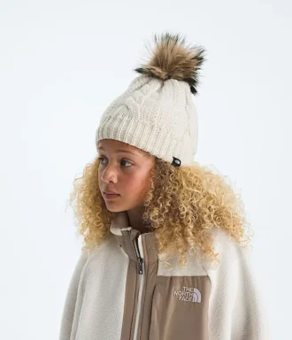 Kids’ Lined Oh Mega Fur Pom Beanie