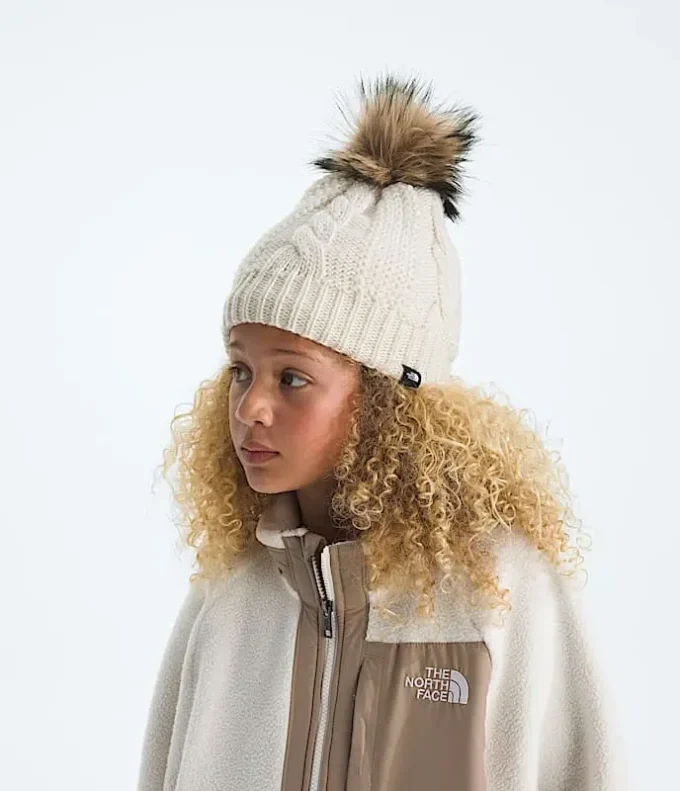 Kids’ Lined Oh Mega Fur Pom Beanie Kids’ Lined Oh Mega Fur Pom Beanie