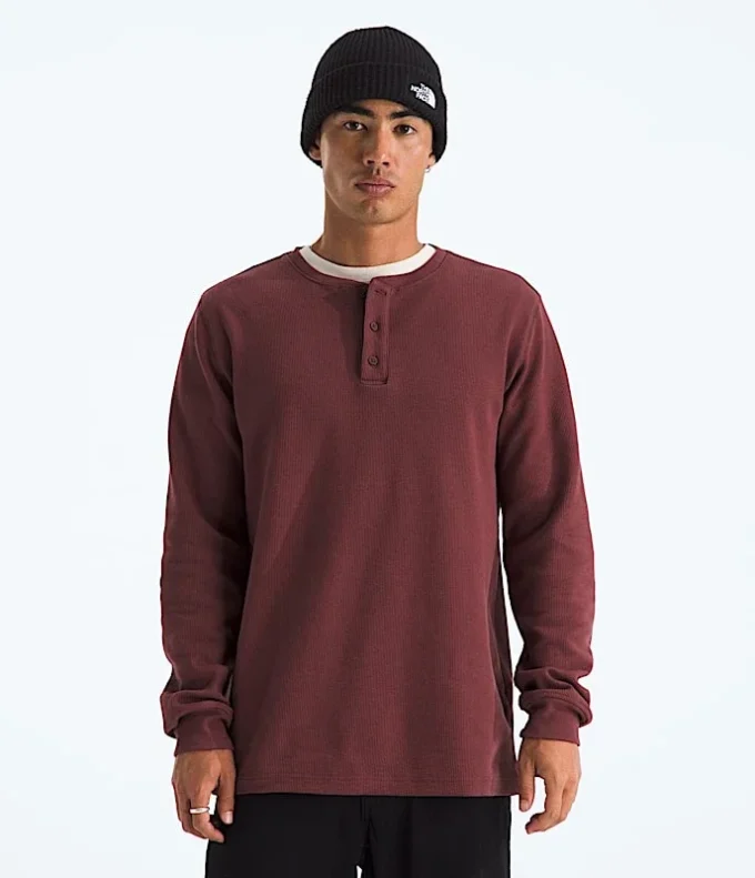 Men’s Waffle Long-Sleeve Henley Men’s Waffle Long-Sleeve Henley