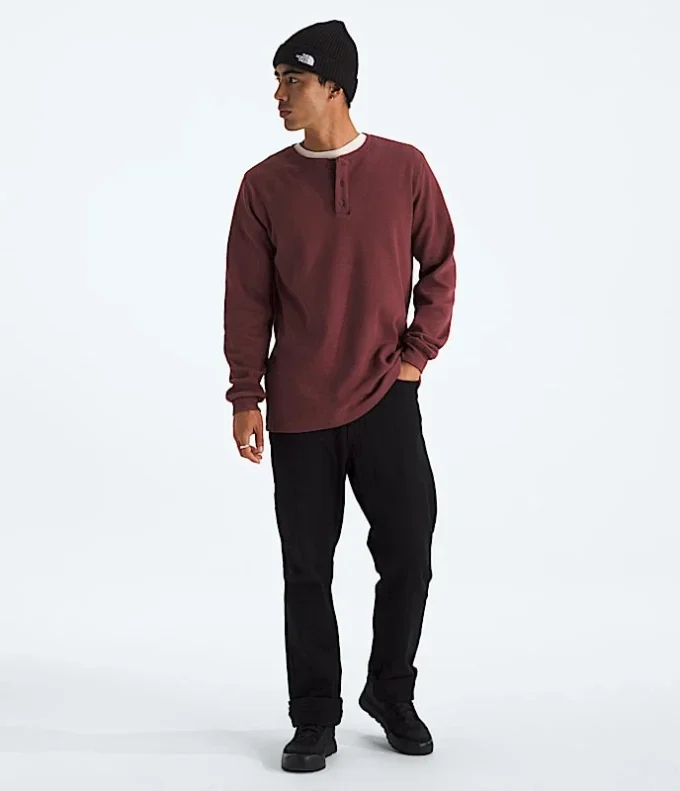 Men’s Waffle Long-Sleeve Henley Men’s Waffle Long-Sleeve Henley