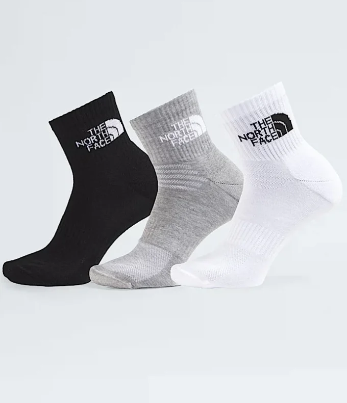 Multisport Cush Quarter Socks—3P Multisport Cush Quarter Socks—3P