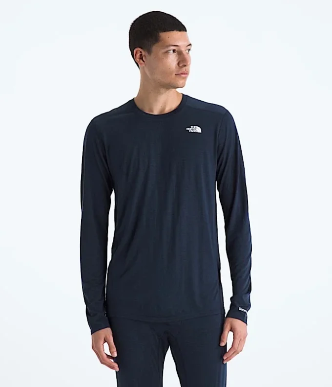 TNF X Smartwool Men’s Merino Blend 150 Long-Sleeve Crew TNF X Smartwool Men’s Merino Blend 150 Long-Sleeve Crew