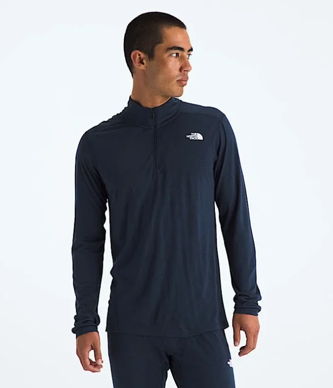 TNF X Smartwool Men’s Merino Blend 150 Long-Sleeve ?-Zip TNF X Smartwool Men’s Merino Blend 150 Long-Sleeve ?-Zip