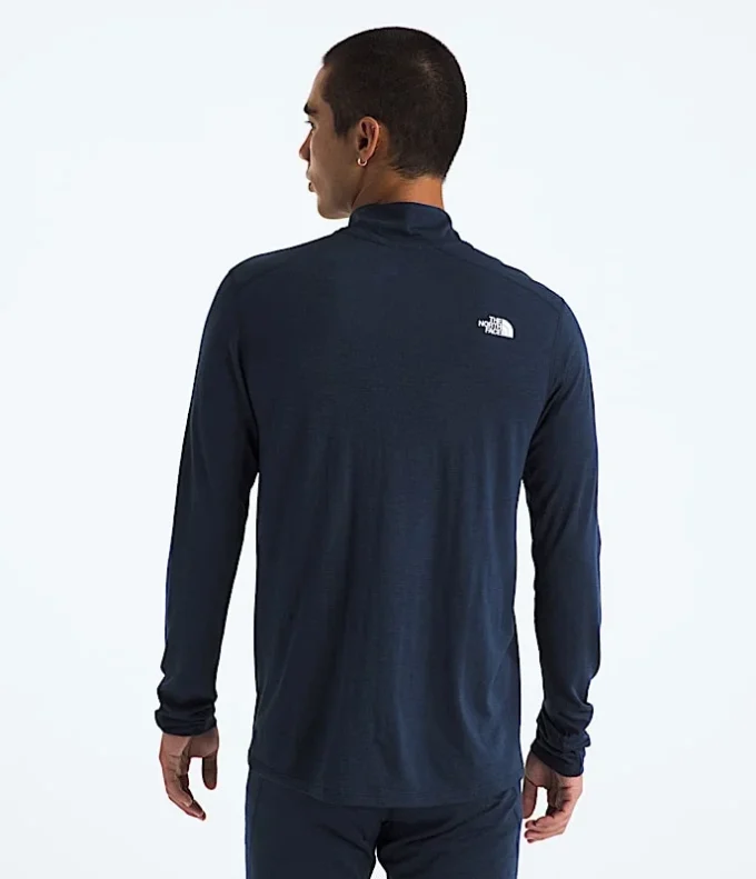 TNF X Smartwool Men’s Merino Blend 150 Long-Sleeve ?-Zip TNF X Smartwool Men’s Merino Blend 150 Long-Sleeve ?-Zip