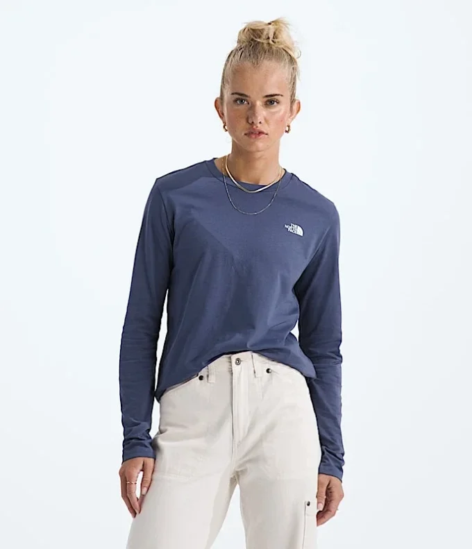 Women’s Long-Sleeve Simple Dome Tee