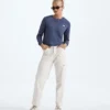 Women’s Long-Sleeve Simple Dome Tee