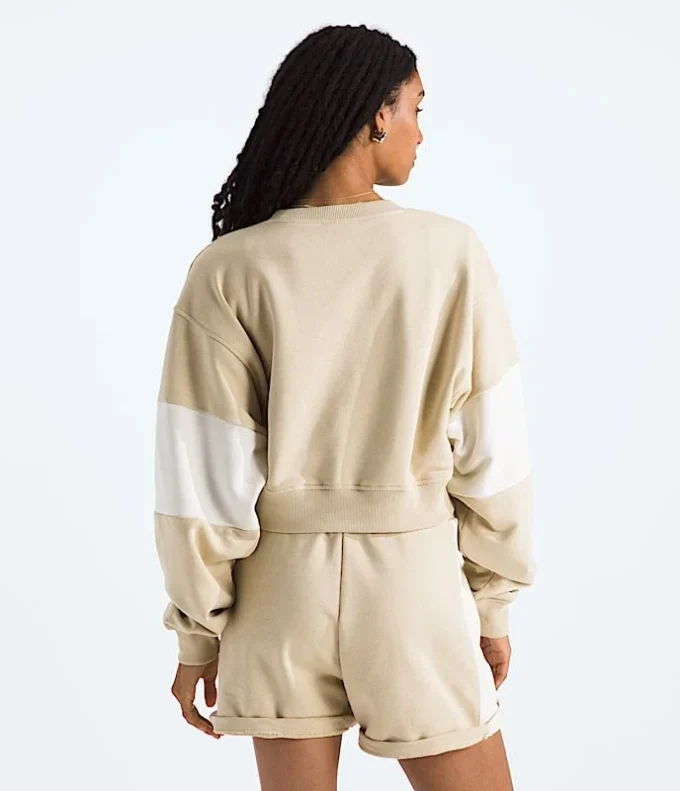 Women’s Terry Oversized Cropped Crew