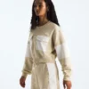 Women’s Terry Oversized Cropped Crew
