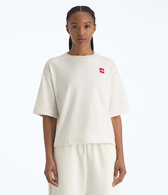 Women’s TNF™ Red Box Short-Sleeve Boxy Tee Women’s TNF™ Red Box Short-Sleeve Boxy Tee