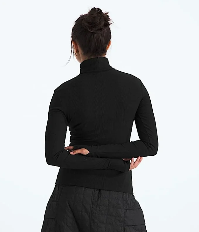 Women’s Turtleneck Long-Sleeve Top